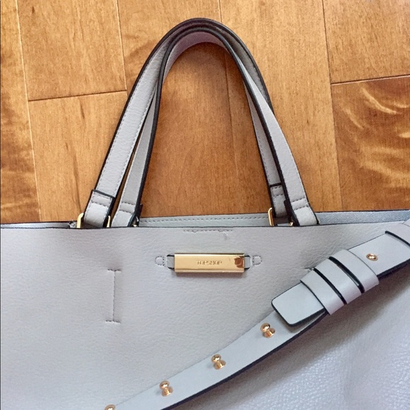Topshop Grey/Silver Convertible Shoulder bag tote - Picture 4 of 9